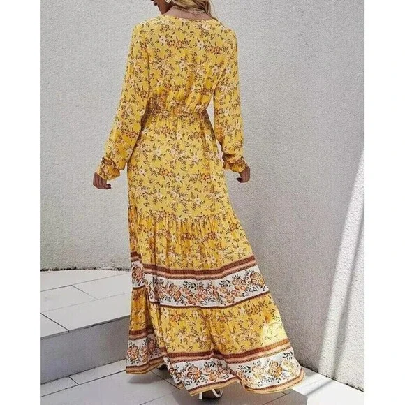 Long Flowy Boho Dress - Picture 3 of 4